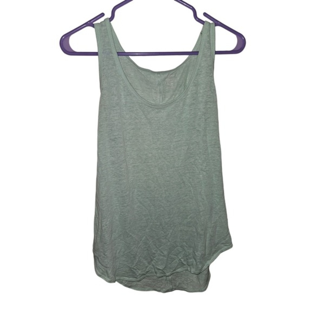 Old Navy Women's Tank Top Pastel Mint Green Scoop Neck Sleeveless Casual Size S